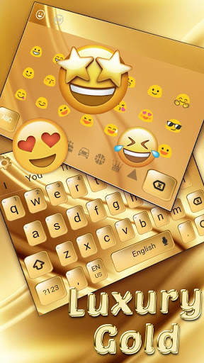 Silk Luxury Gold Keyboard screenshot 3