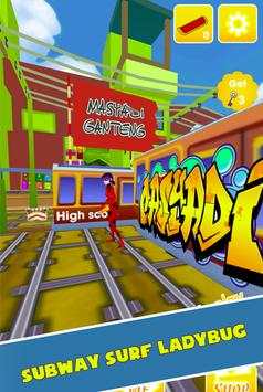 Subway Ladybug Surf Jump Dash Runner 3D скриншот 2