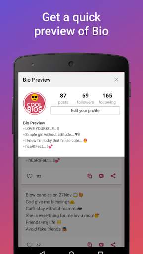 Get followers & likes for Instagram - Hashtag, Bio screenshot 4
