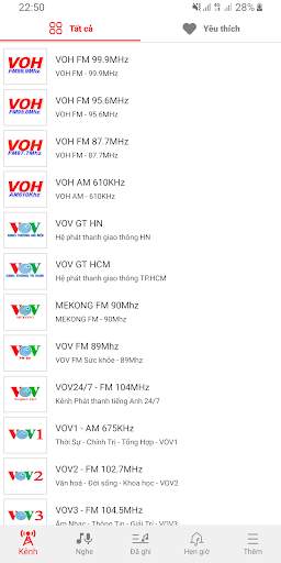Radio Việt Nam - Nghe đài phát thanh trực tuyến screenshot 1