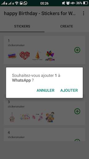 Birthday Stickers For WhatsApp & Stickers Maker screenshot 2