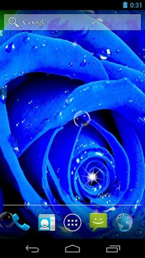 Blue Rose Live Wallpaper screenshot 5