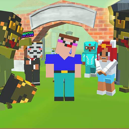 Noob Vs Pro : Zombie monster school screenshot 6