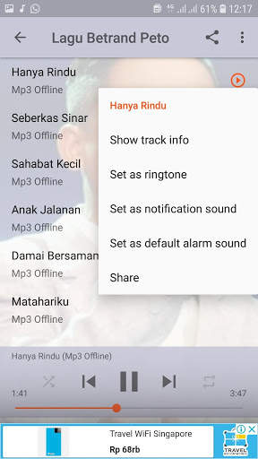 Lagu Betrand Peto Offline screenshot 4