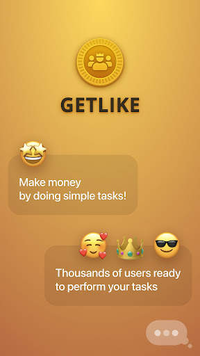 Getlike: Earn and promotion स्क्रीनशॉट 1
