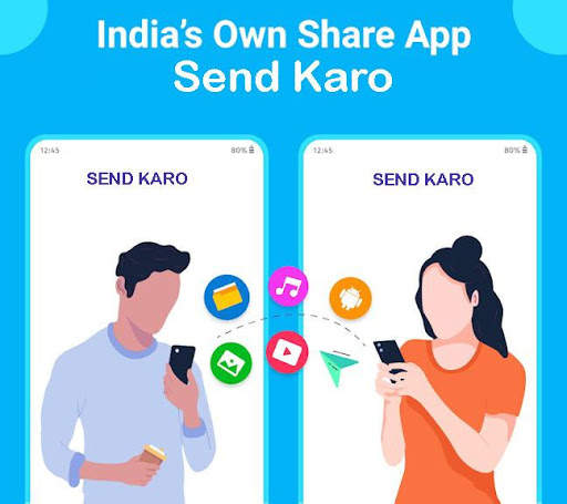 Send Karo - Indian Own File Sharing App screenshot 1