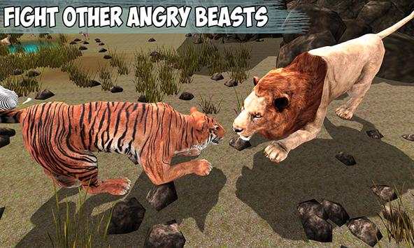 Angry Lion Jungle Survival 3D screenshot 4