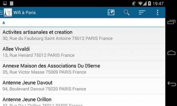 Wifi à Paris screenshot 3