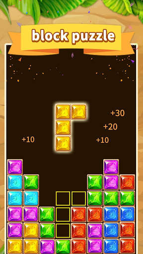 Gem blast - new slidey block puzzle screenshot 1