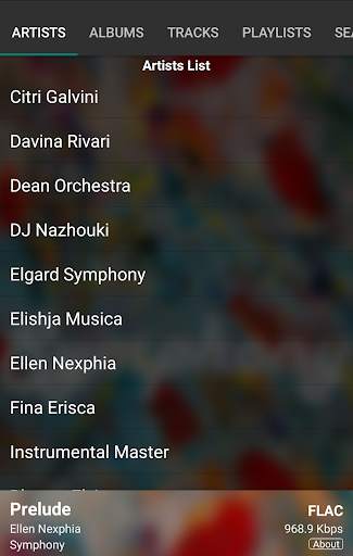 TrueSymphony Music Player 7 تصوير الشاشة
