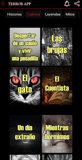 Terror App | Historias | Leyendas | Creepypastas 2 تصوير الشاشة