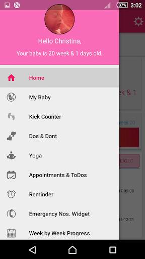 Pregnancy Friend App screenshot 2