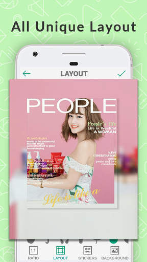 Photo Collage Grid Layouts Beauty Camera screenshot 7