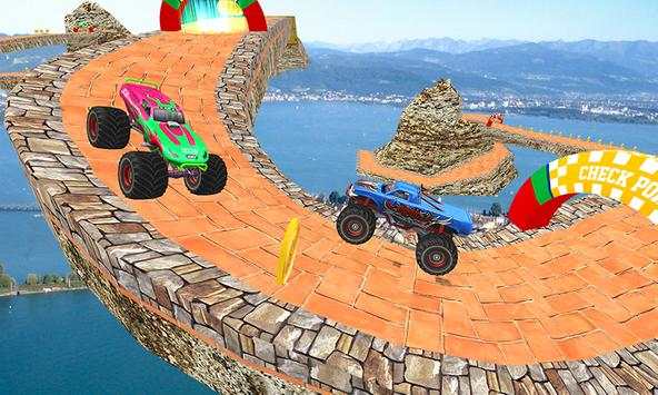 Offroad Monster Truck Driving Extreme Racing Stunt screenshot 6