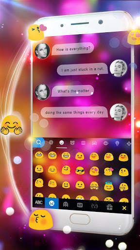 Tema Keyboard Electric Tech screenshot 2