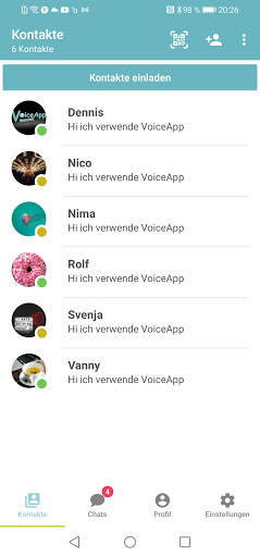 VoiceApp Messenger screenshot 5
