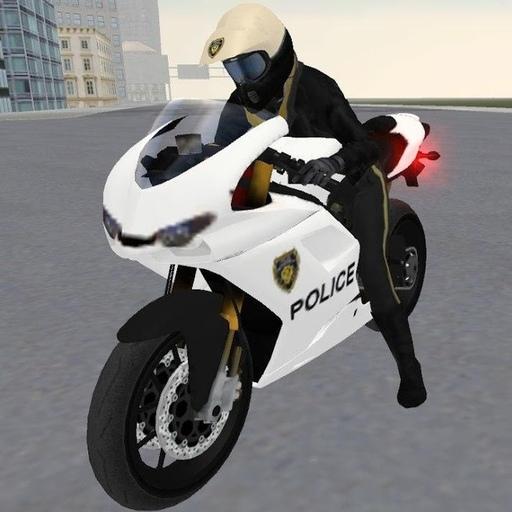 ikon Police Motorbike Simulator 3D