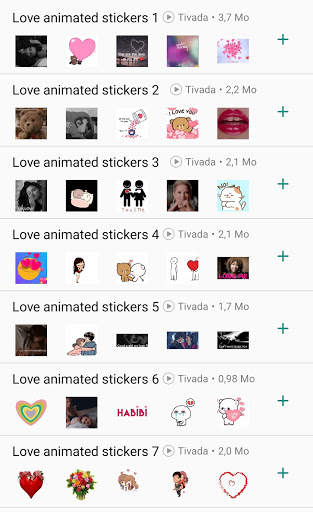 Love Animated Stickers WAStickerApps Romantic screenshot 3