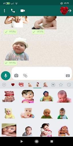 NEW Babies Stickers for WhatsApp 👶 WASTICKERAPPS screenshot 4