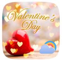 Valentine's Day GO Weather Live Background logo