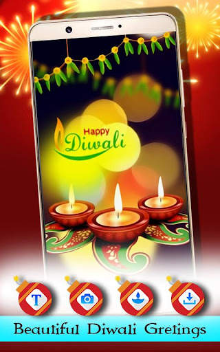 Diwali Video Maker: photo frames and Greetings screenshot 1
