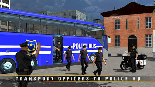 Police Bus Driving Game 3D screenshot 3