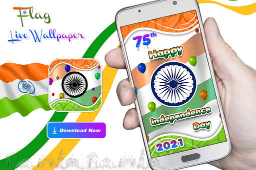 Indian Flag Live Wallpaper screenshot 1