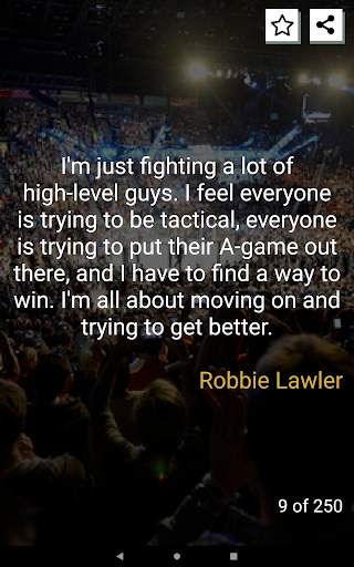 MMA Quotes - To Real Fight Fans screenshot 20