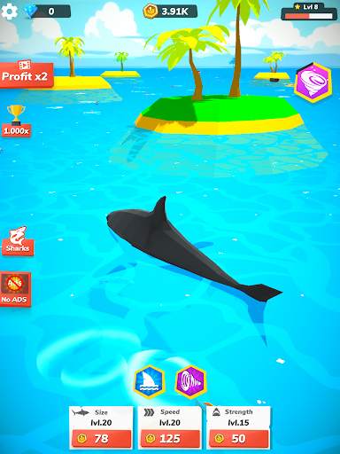Idle Shark World - Tycoon Game screenshot 8