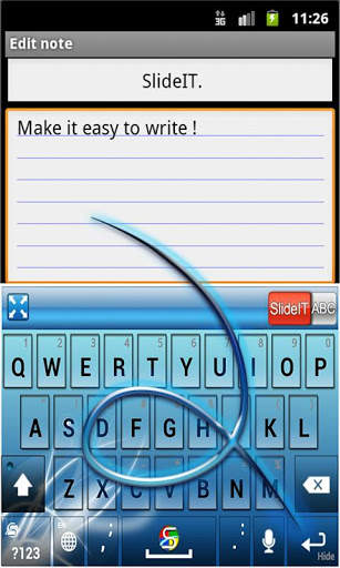 SlideIT Windows 7 Skin screenshot 2