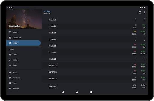 Smoking Log - Stop Smoking screenshot 10