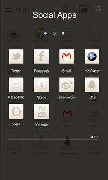 Simple White GO Launcher Theme screenshot 4