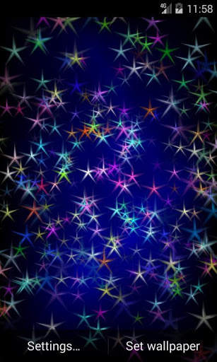 Shiny Stars Live Wallpaper screenshot 6