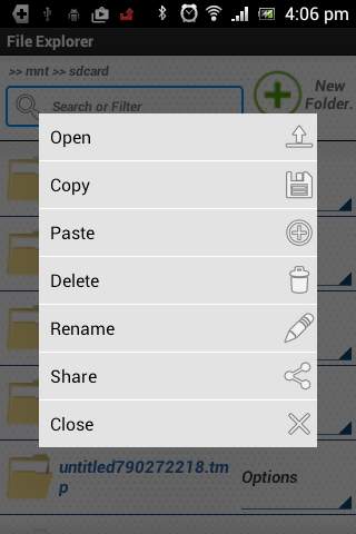 File Explorer in Android screenshot 3