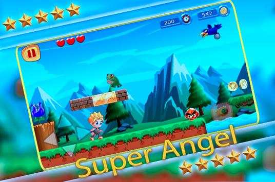 Super Angel : Jungle Run Dash Jump and Fire screenshot 1