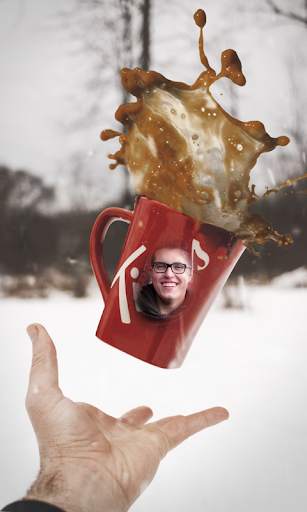Coffee Cup Photo Frame Good Morning Application 10 تصوير الشاشة