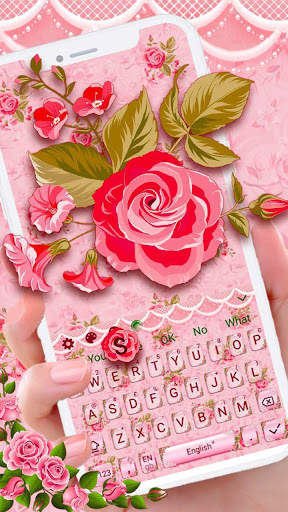 Spring Rose Keyboard स्क्रीनशॉट 1
