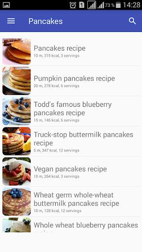 Pancakes recipes with photo offline screenshot 7