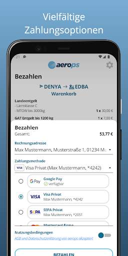 aerops payment app скриншот 4