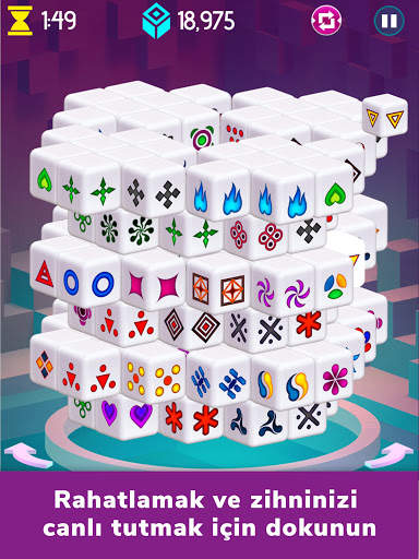 Mahjongg Dimensions - 3D Bulmaca Oyunu screenshot 9