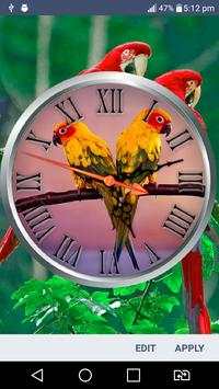 Bird Clock Live Wallpaper screenshot 4