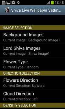 Shiva live wallpaper screenshot 3