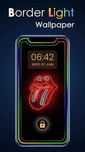 Light Border Wallpaper - Color Line Border screenshot 1