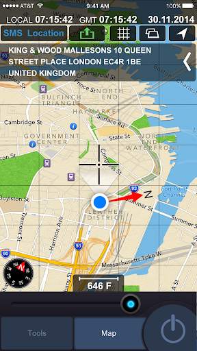 All GPS Tools Pro (map, compass, flash, weather) screenshot 3