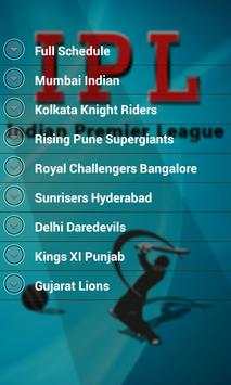 IPL Cricket Schedule 2017 screenshot 5
