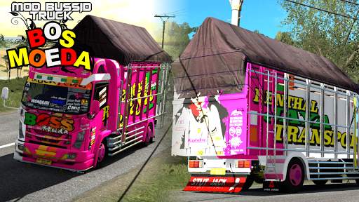 Mod Bussid Truck Bos Muda screenshot 1