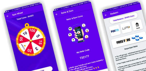 Earn Pay: Earn Money, Win Diamonds & Free Recharge screenshot 1