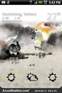 9s-Weather Theme  ZodiacRabbit screenshot 2
