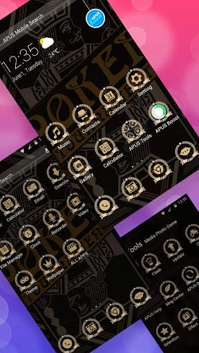 European Badge  - APUS Launcher Free Theme screenshot 2