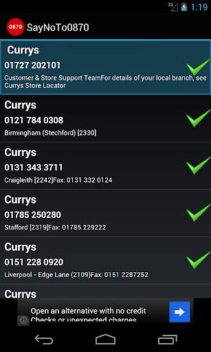 SayNoTo0870 0844 0845 0800 screenshot 2